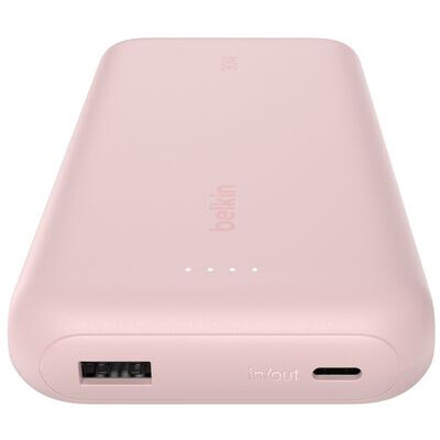 Внешний аккумулятор Belkin BoostCharge Power Bank 20K with Integrated Cable Pink - BPB024hqPK - фото 4
