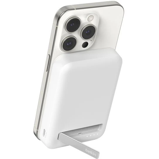 Внешний аккумулятор Belkin BoostCharge Pro Magnetic Power Bank with Qi2 15W 8K White - BPD007btWH