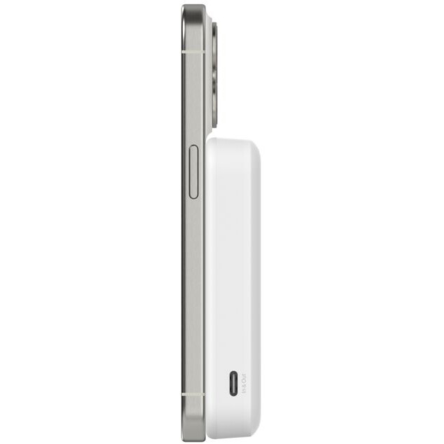 Внешний аккумулятор Belkin BoostCharge Pro Magnetic Power Bank with Qi2 15W 8K White - BPD007btWH - фото 2