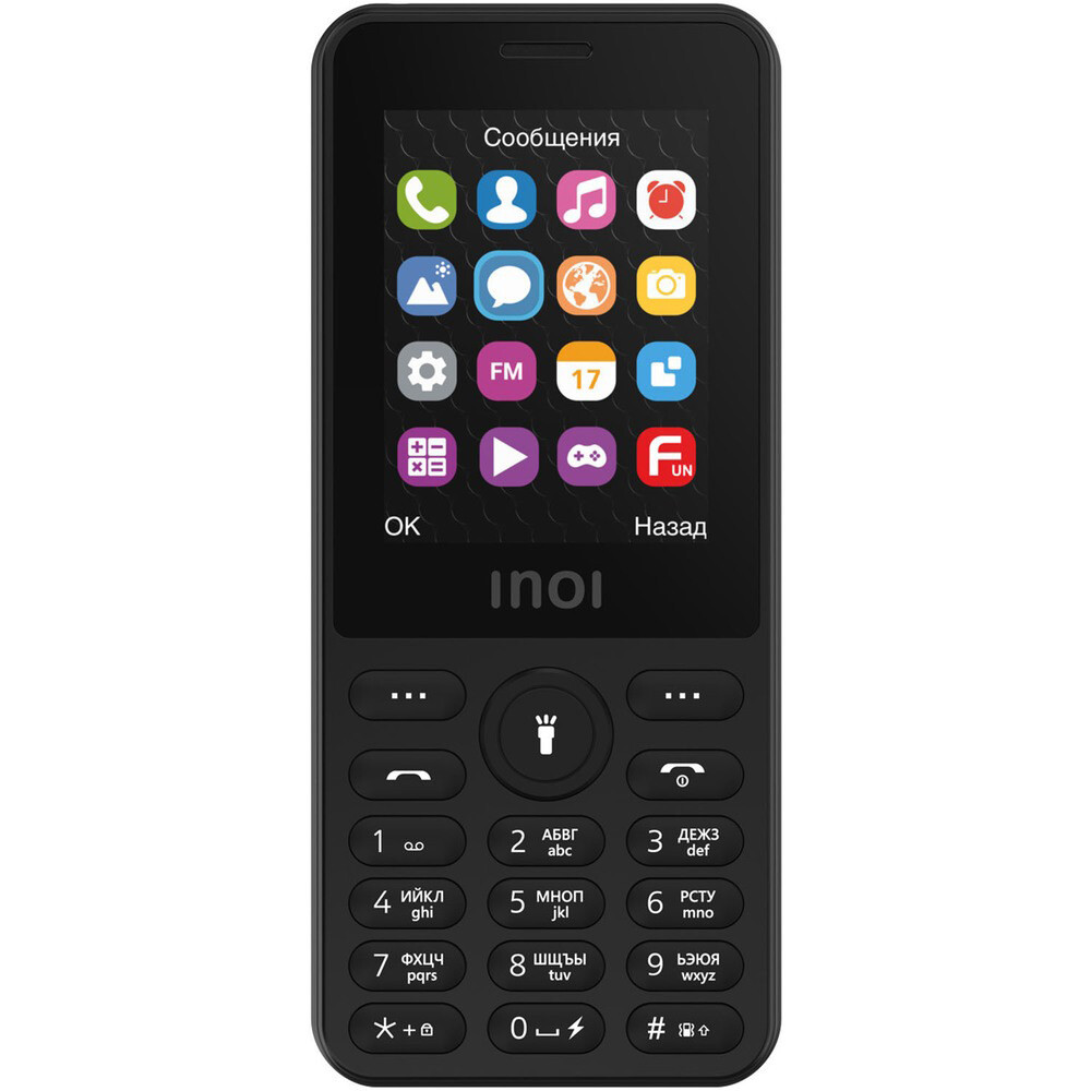 Телефон INOI 249 Black - фото 2
