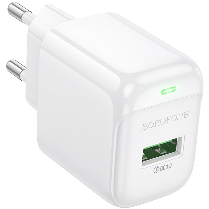 Сетевое зарядное устройство Borofone BAS42A Potential White - 6941991113789 - фото 4