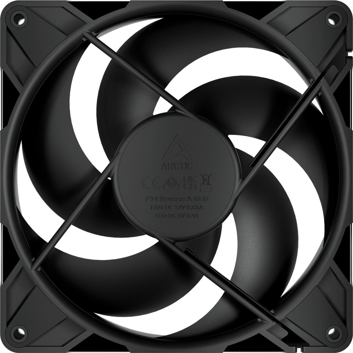 Вентилятор для корпуса Arctic P14 Pro Reverse Black (3 шт.) - ACFAN00330A - фото 4