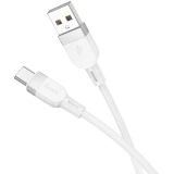 Кабель USB - USB Type-C, 1м, HOCO X109 White (HC-36254)