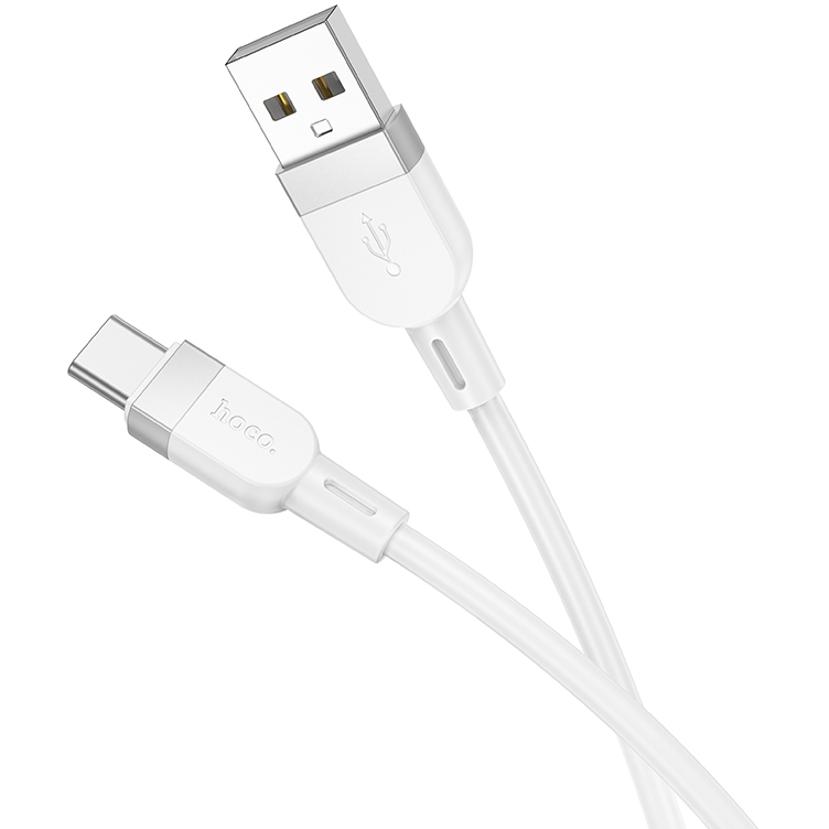Кабель USB - USB Type-C, 1м, HOCO X109 White - HC-36254 - фото 2