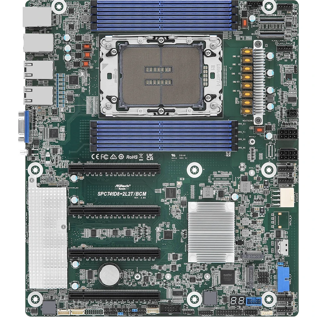 Серверная материнская плата ASRock SPC741D8-2L2T/BCM