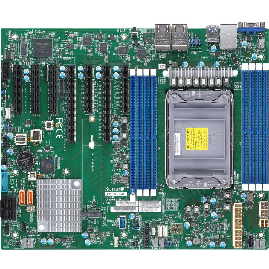 Серверная материнская плата SuperMicro X12SPL-LN4F-B