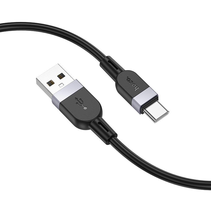 Кабель USB - USB Type-C, 1м, HOCO X109 Black - HC-36247 - фото 2