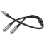 Разветвитель 3.5 Jack (M) - 2x 3.5 Jack (F), 0.25м, HOCO UPA21 Black - 6931474766809 - фото 6