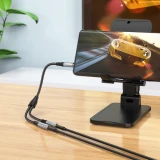 Разветвитель 3.5 Jack (M) - 2x 3.5 Jack (F), 0.25м, HOCO UPA21 Black (6931474766809)