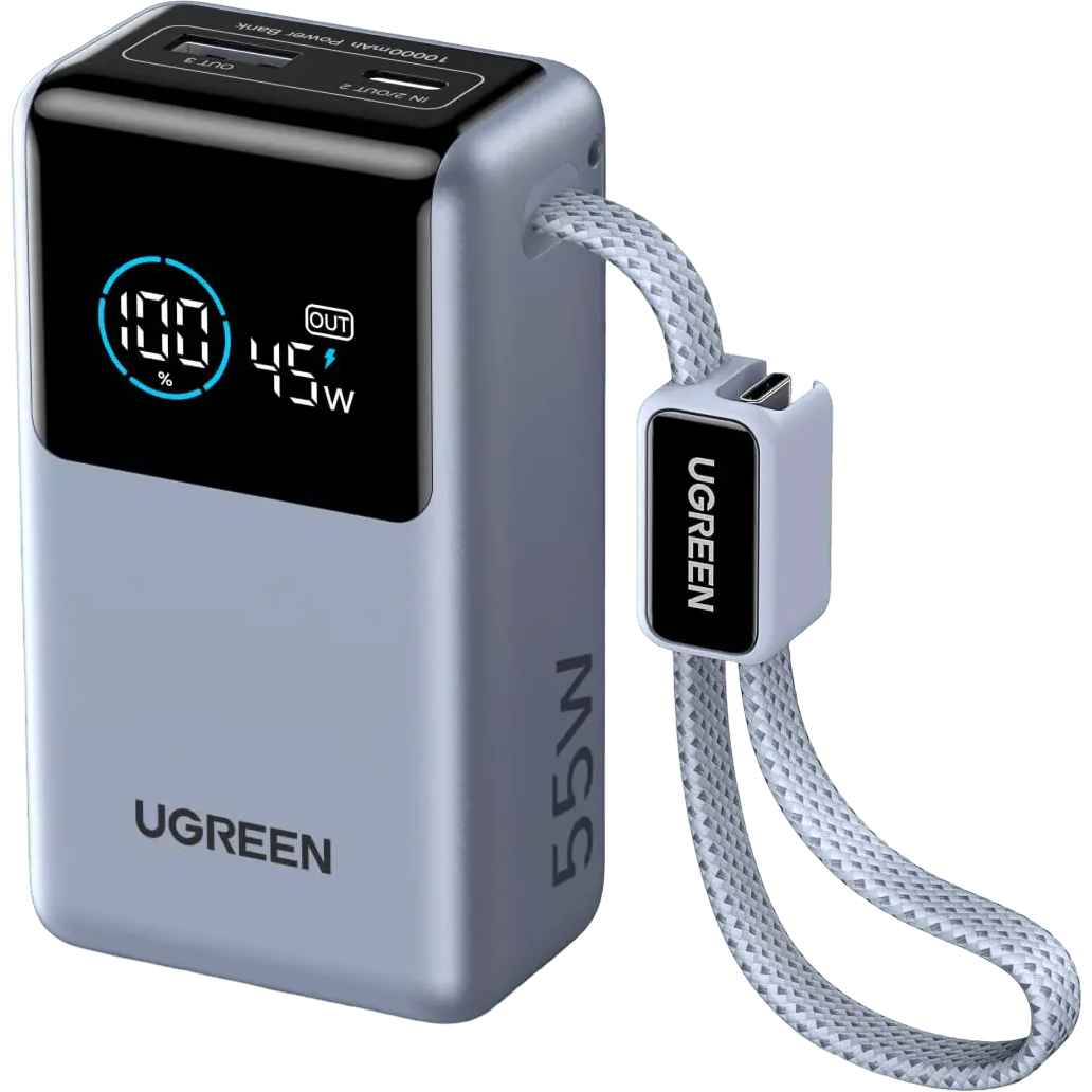 Внешний аккумулятор UGREEN PB727 Space Grey (75701B)