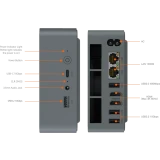 Мини ПК Beelink EQR7 Milky Grey (7735HS/24G/500GB/NoOS) (EQR7-LP/7735HS/24G/500GB/NoOS)