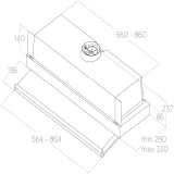 Вытяжка Elica Ciak 2.0 S GR/A/90 (PRF0181903)