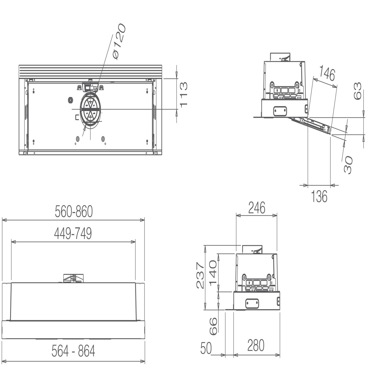 Вытяжка Elica Ciak 2.0 S GR/A/90 - PRF0181903 - фото 4