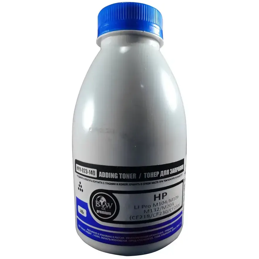Тонер Black&White HPR-023-140 Black