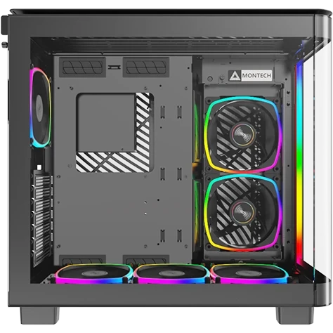 ..... Корпус MONTECH KING 95 PRO Black (0905) Б/У - KING 95 PRO BK - фото 3