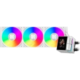 Система жидкостного охлаждения PCcooler DS360 Display ARGB White (DS360-WHAWXY-GL)