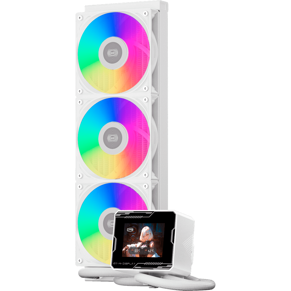 Система жидкостного охлаждения PCcooler GT360M ARGB Display White