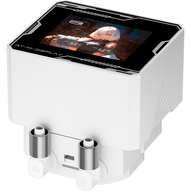 Система жидкостного охлаждения PCcooler GT360M ARGB Display White - GT360M-WHAWXX-GL - фото 4