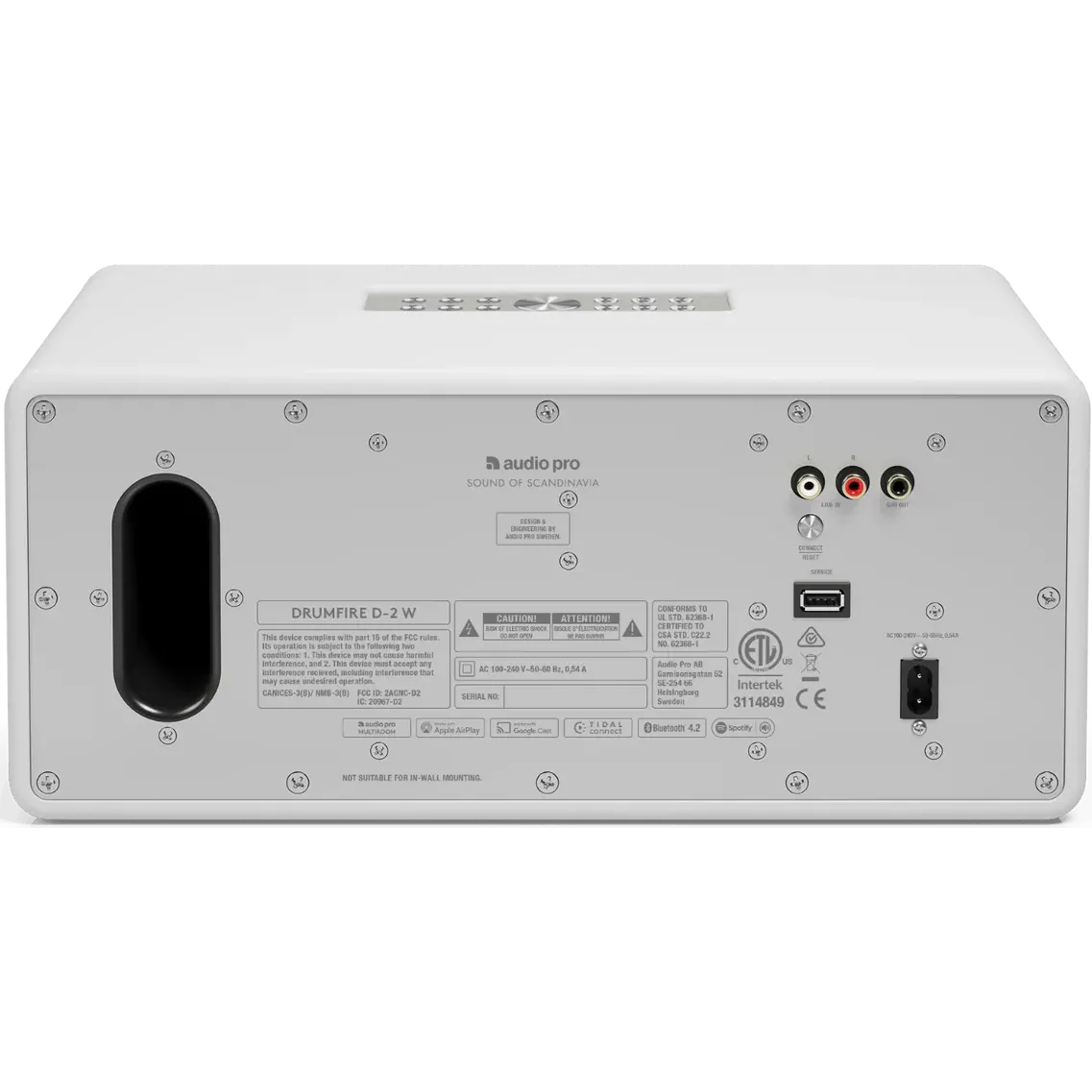 Портативная акустика Audio Pro Drumfire D-2 W White - фото 2