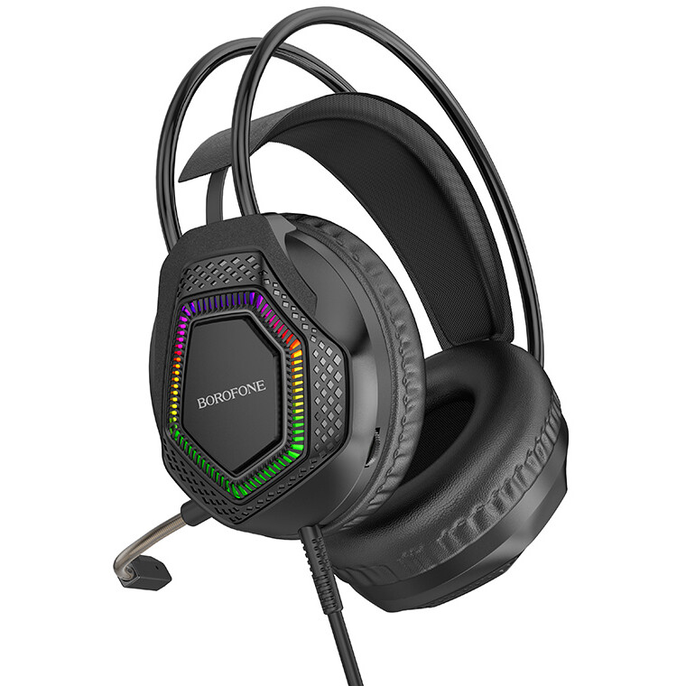 Гарнитура Borofone BO105 Thunder Black - 6974443389227 - фото 2