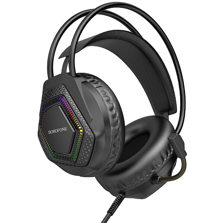 Гарнитура Borofone BO105 Thunder Black - 6974443389227 - фото 3