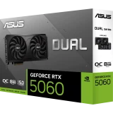 Видеокарта NVIDIA GeForce RTX 5060 ASUS Dual EVO OC 8GB (DUAL-RTX5060-O8G-EVO)