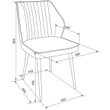 Комплект стульев Бюрократ CH-K5_1/HL61_2