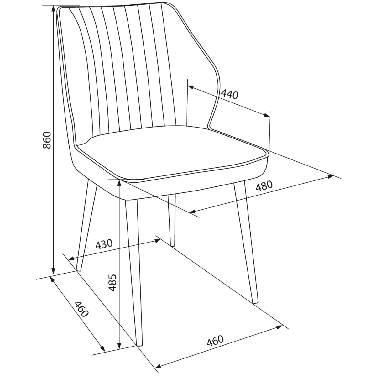 Комплект стульев Бюрократ CH-K5_1/HL61_2 - фото 9