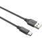 Кабель USB - USB Type-C, 1м, PERO DC-02 Black - PRDC-02TC1MB