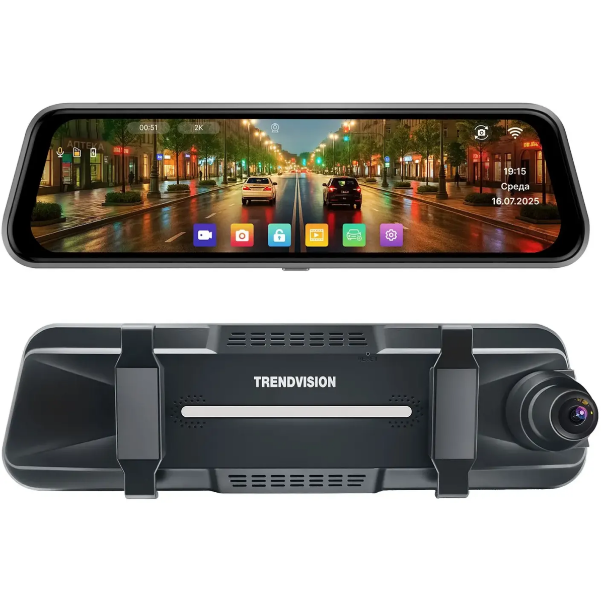 Автомобильный видеорегистратор TrendVision MR-2K - фото 2