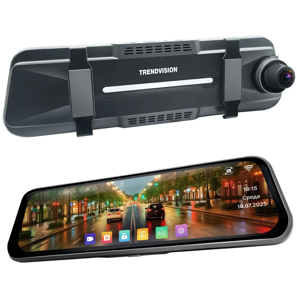 Автомобильный видеорегистратор TrendVision MR-2K - фото 3