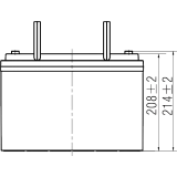 Аккумуляторная батарея WBR MBC12-105 (MBC12-105 WBR)
