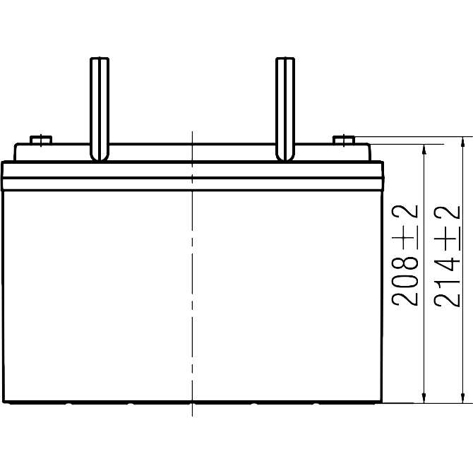 Аккумуляторная батарея WBR MBC12-105 - MBC12-105 WBR - фото 4