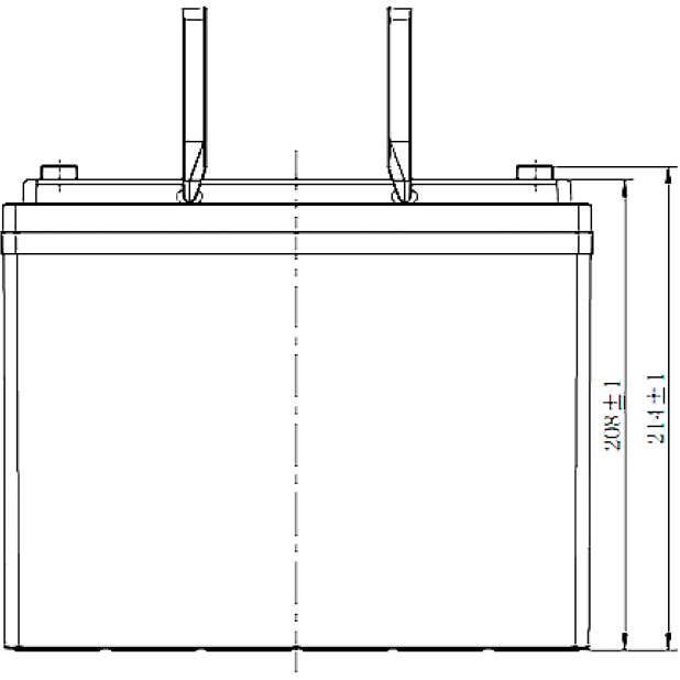 Аккумуляторная батарея WBR MBC12-75 - MBC12-75 WBR - фото 2