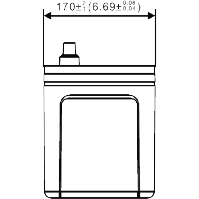 Аккумуляторная батарея WBR MBC12-90 - MBC12-90 WBR - фото 4
