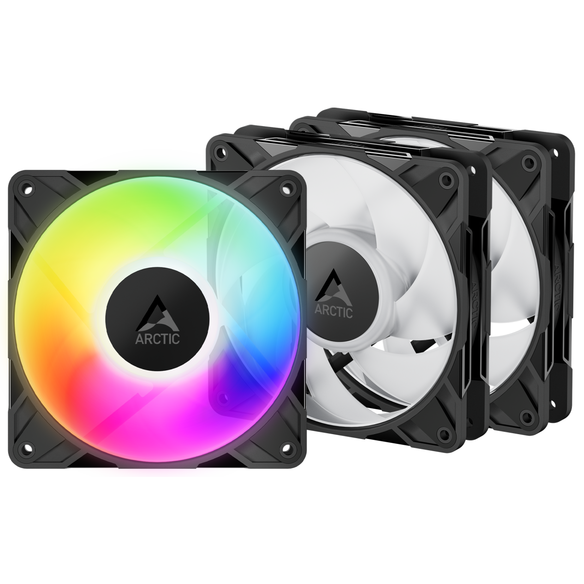 Вентилятор для корпуса Arctic P12 Pro A-RGB LN Black (3 шт.)