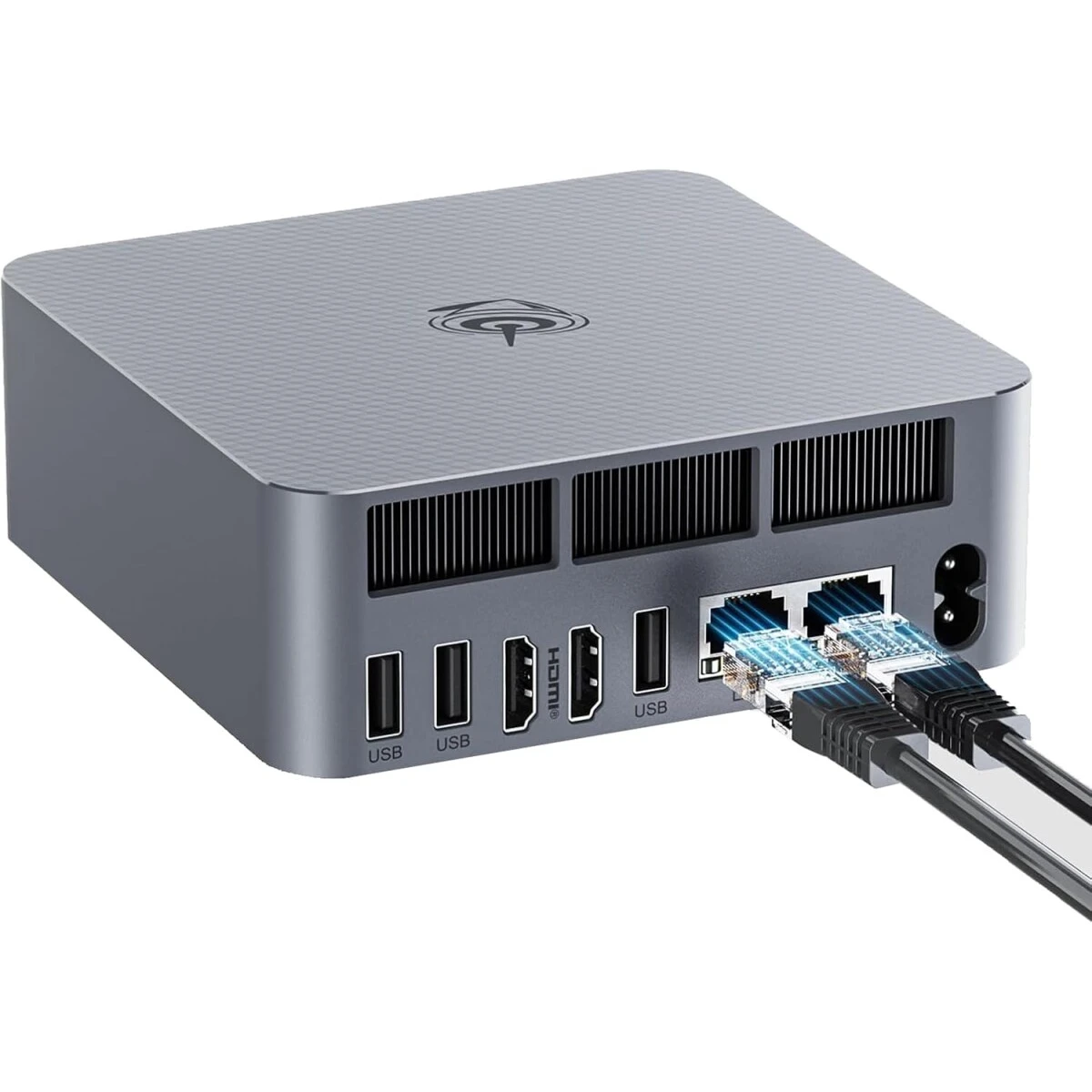 Мини ПК Beelink EQi12 Milky Grey (i5-1235U/16GB/500GB/NoOS) - EQi12-D4/1235U/16GB/500GB/NoOS - фото 4