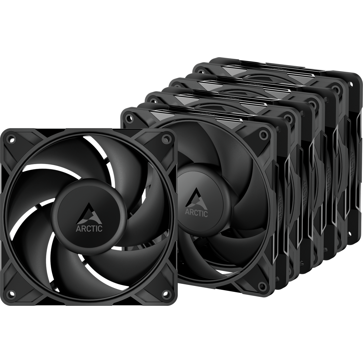 Вентилятор для корпуса Arctic P12 Pro PST LN Black (5 шт.) - ACFAN00350A