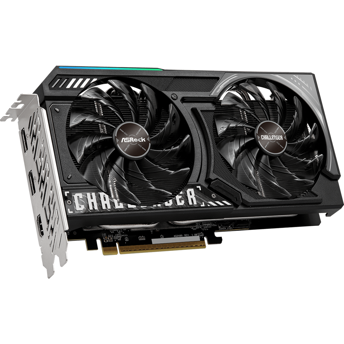 Видеокарта AMD Radeon RX 9060 XT ASRock Challenger OC 16GB (RX9060XT CL 16GO) - фото 3