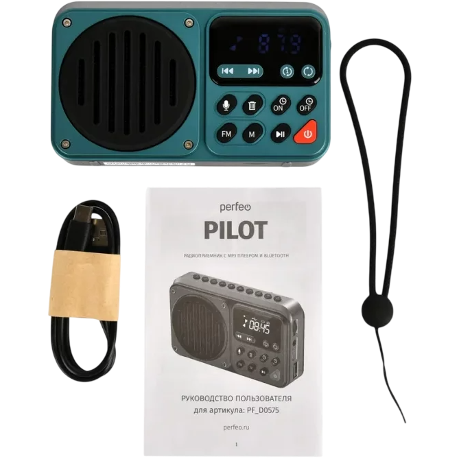 Радиоприёмник Perfeo PILOT Grey - PF_D0575 - фото 7