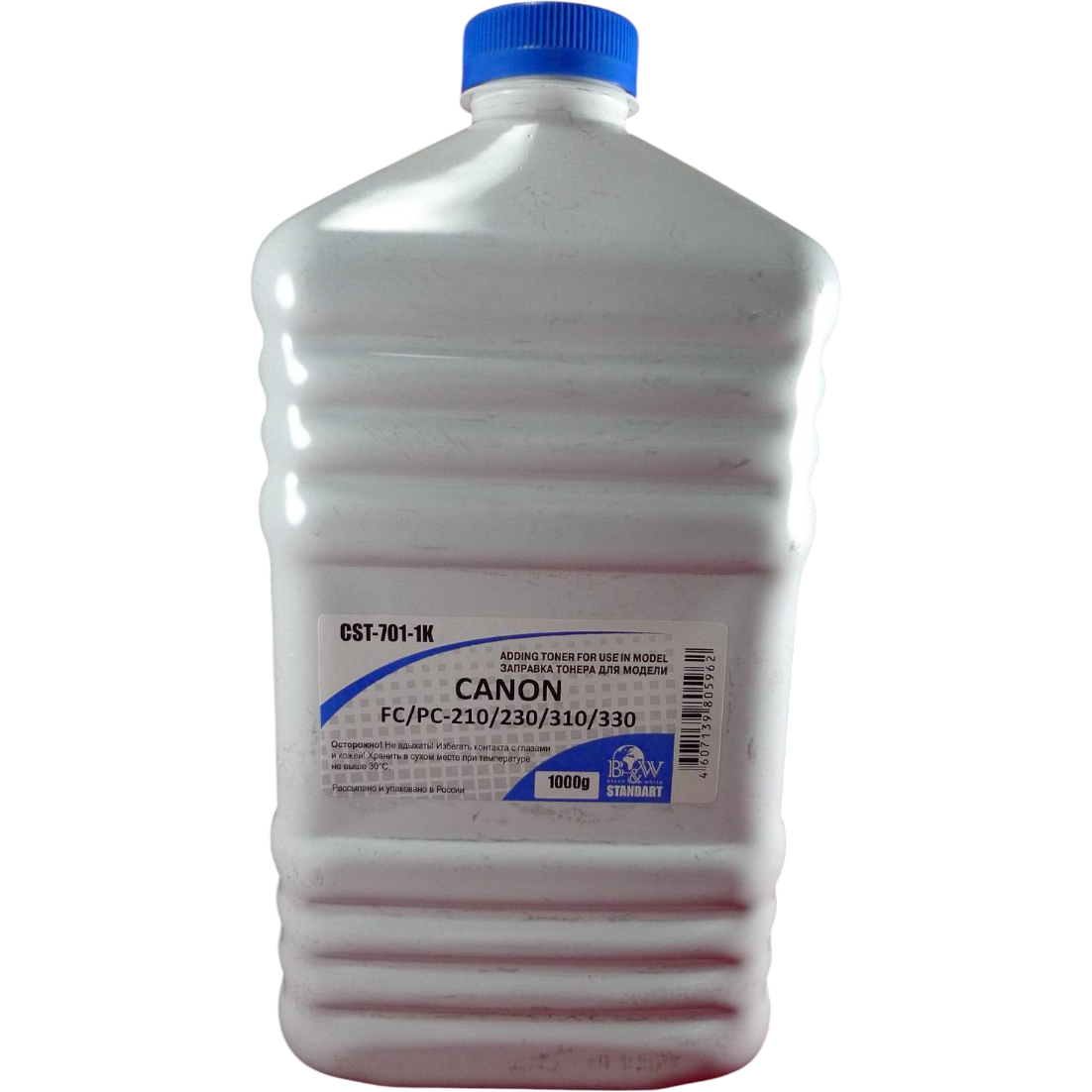 Тонер Black&White CST-701-1K Black