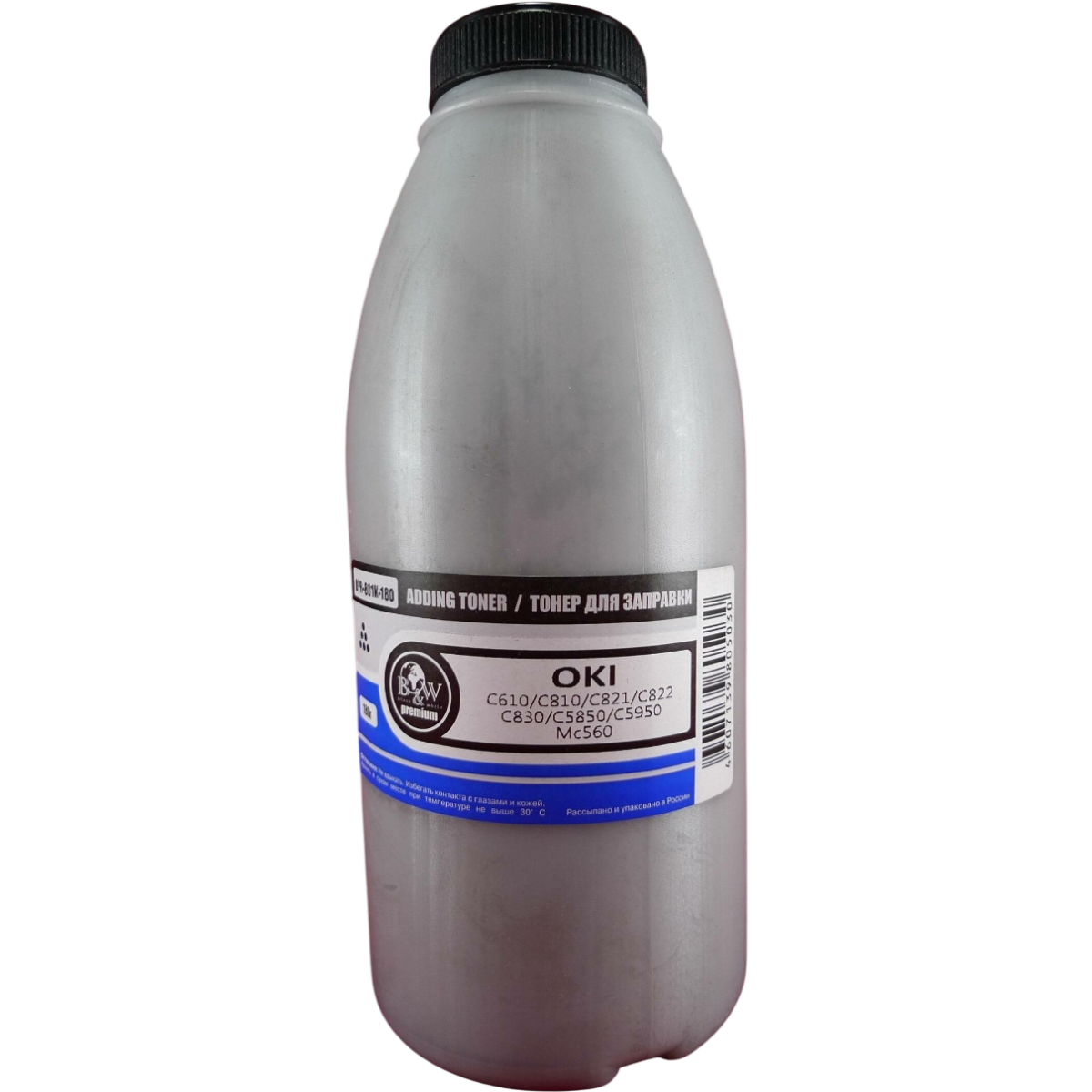 Тонер Black&White OPR-801K-180 Black