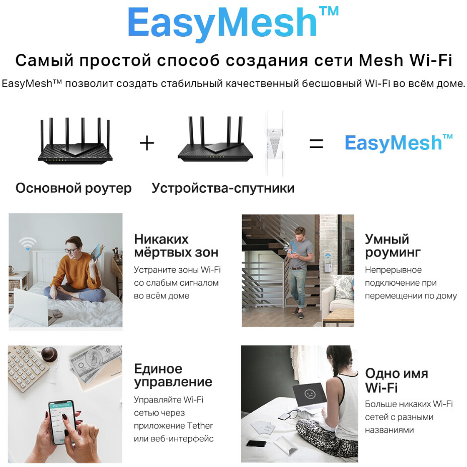 Wi-Fi маршрутизатор (роутер) TP-Link Archer A8 - фото 6