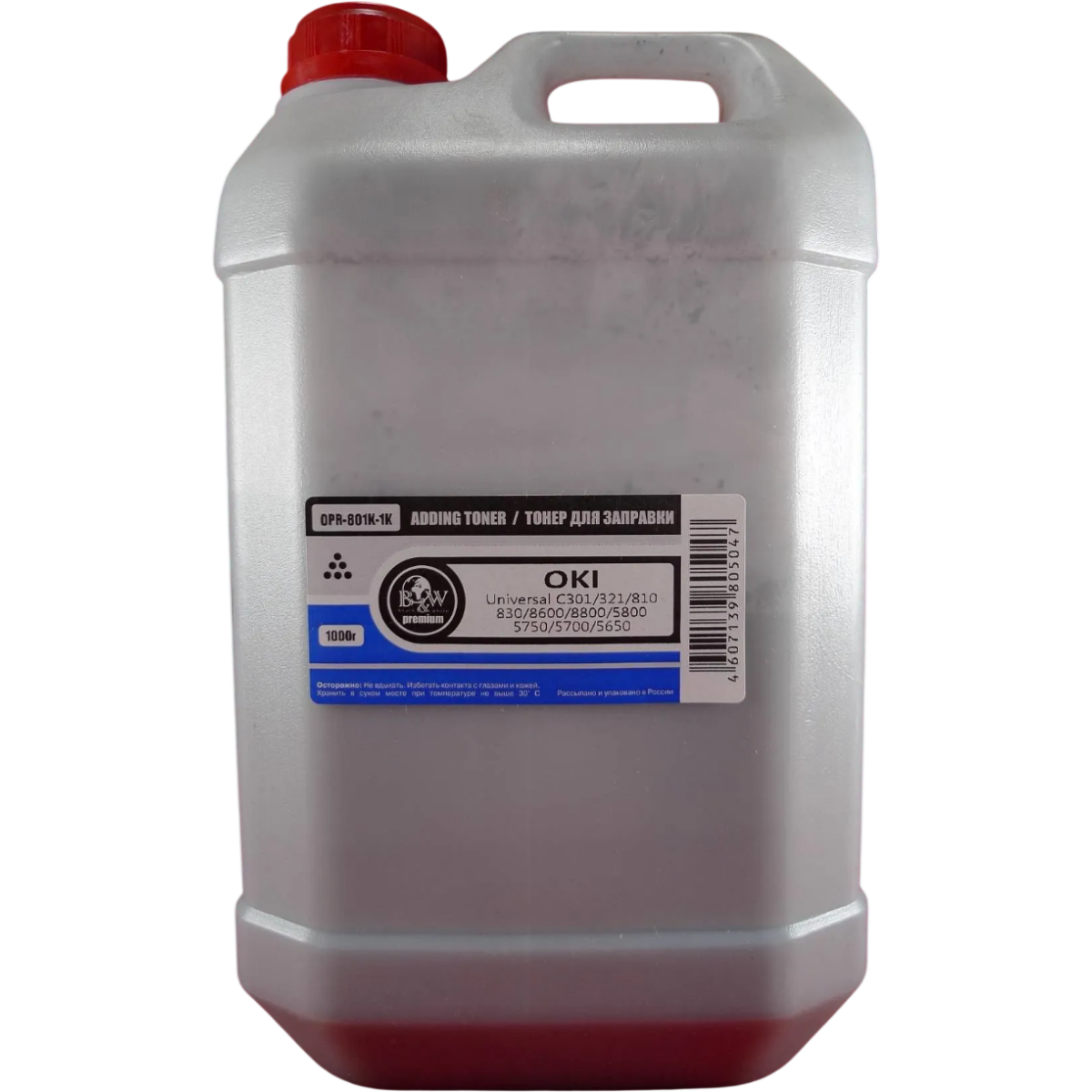 Тонер Black&White OPR-801K-1K Black