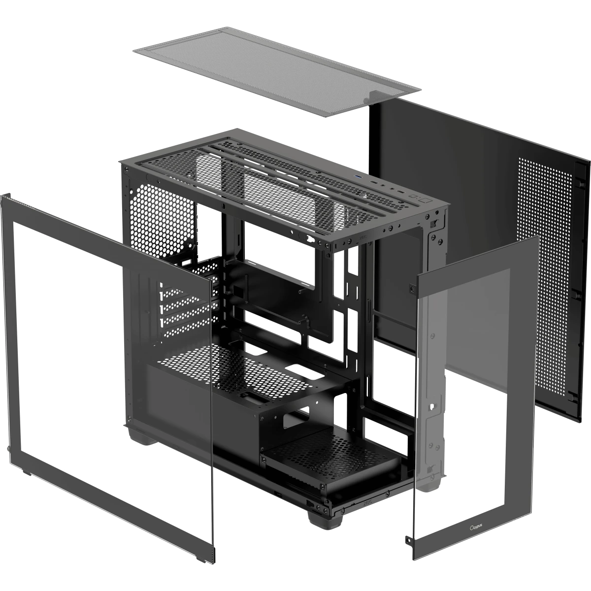 ..... Корпус Ocypus Gamma C52 BK (0424) Б/У - Gamma-C52-BKD000XX-GL - фото 8