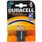 Батарейка Duracell Basic (9V, Alkaline, 1 шт) (6LR61-1BL)