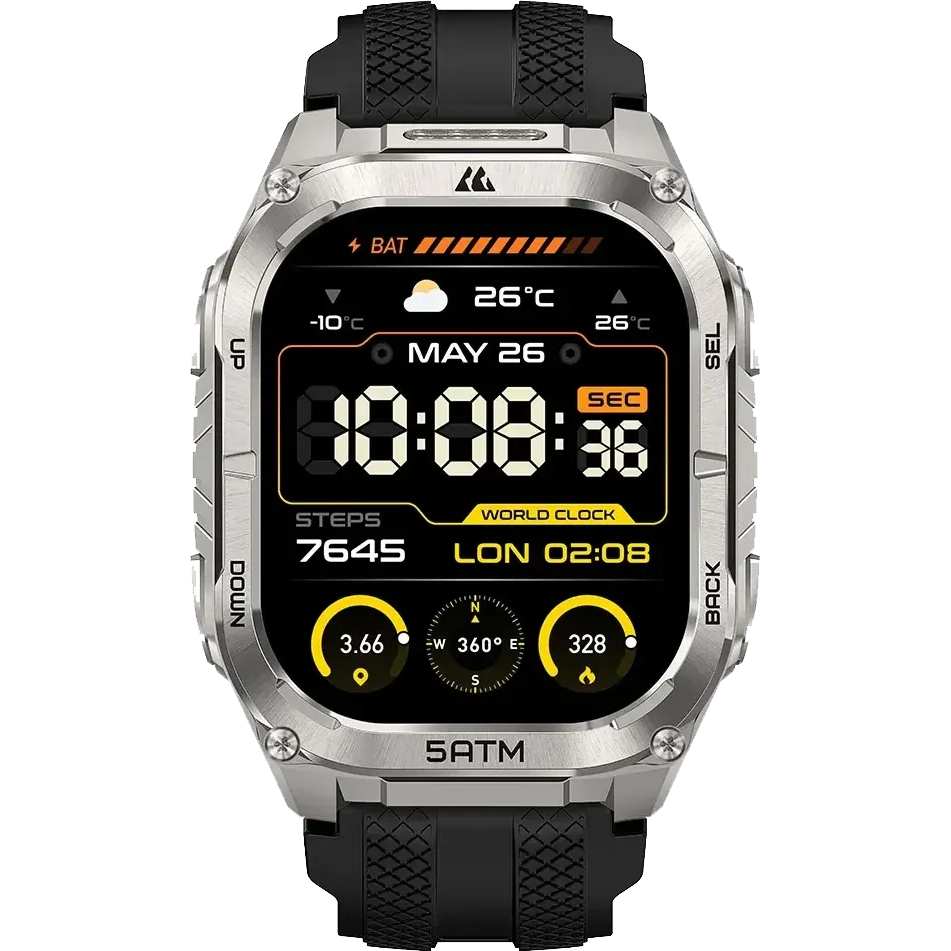 Умные часы Kospet Tank M4C Silver - фото 2