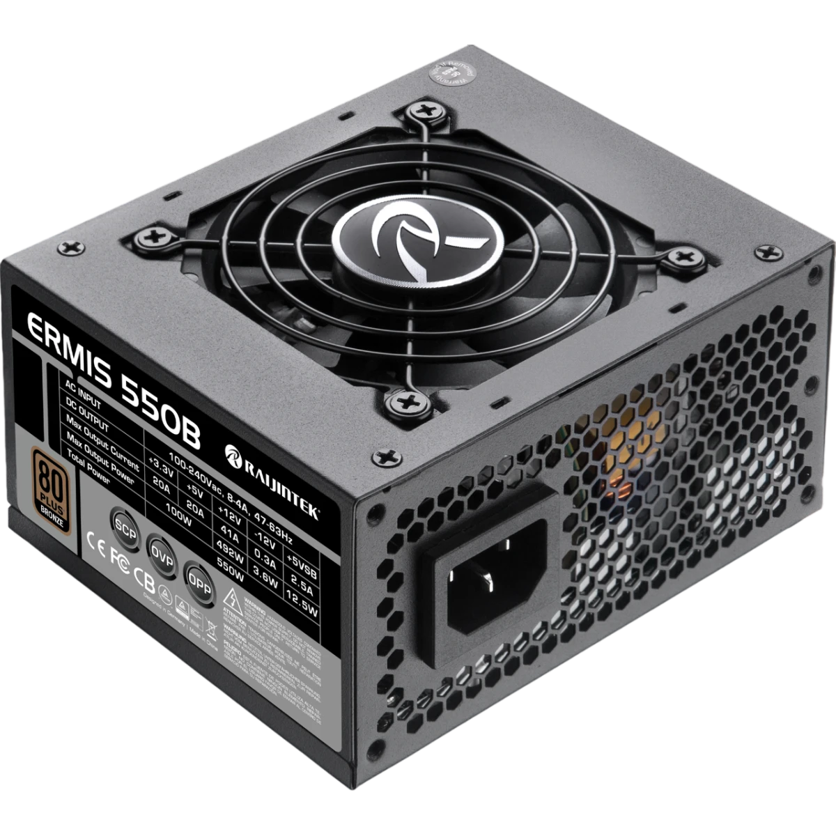 Блок питания 550W Raijintek ERMIS Black - 0R30B00002