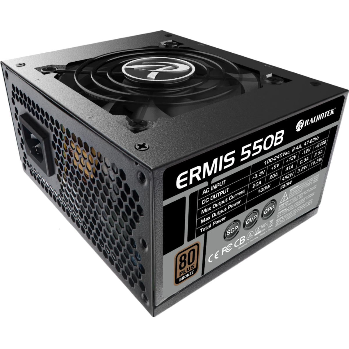 Блок питания 550W Raijintek ERMIS Black - 0R30B00002 - фото 2