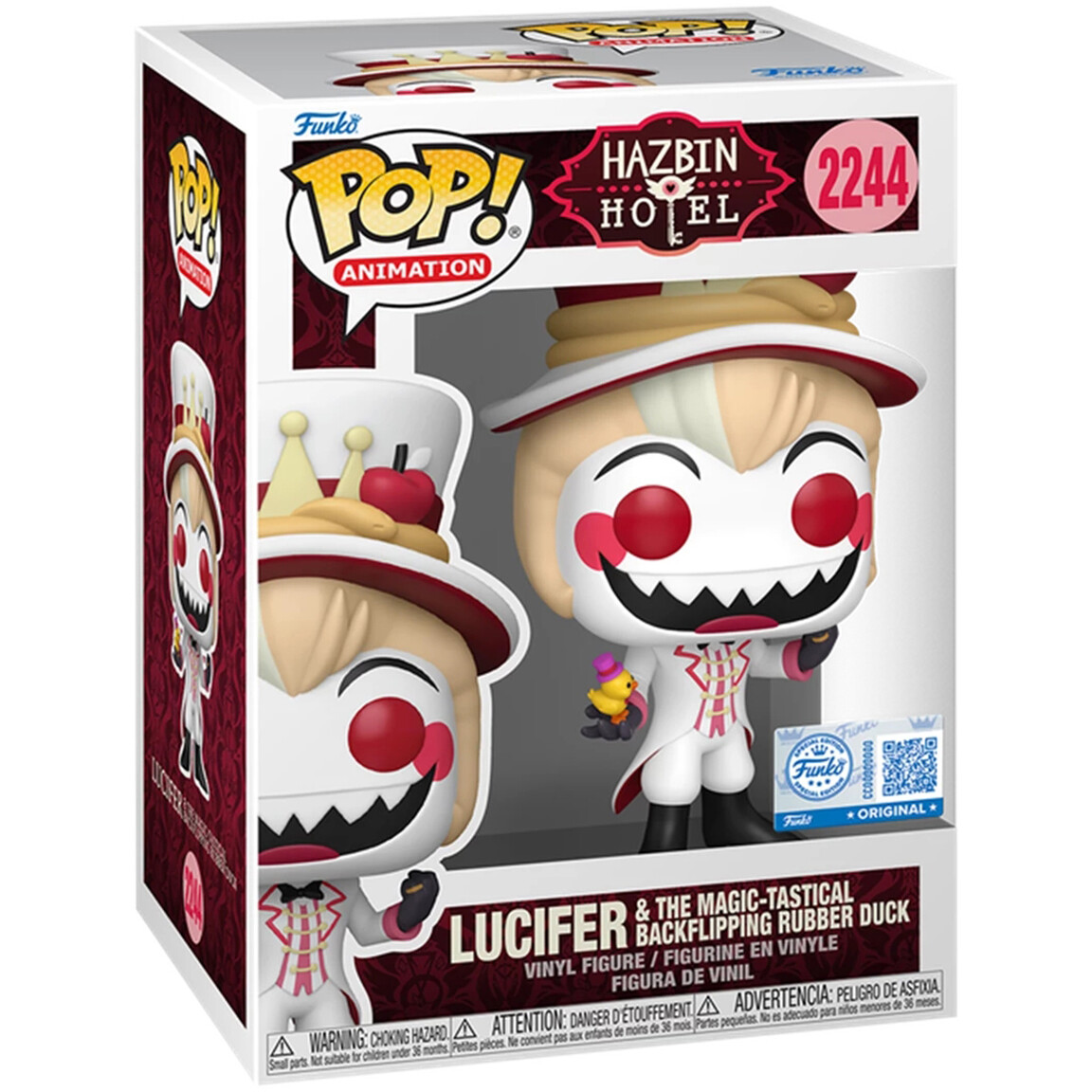 Фигурка Funko POP! Animation Hazbin Hotel Lucifer & Rubber Duck - 91881 - фото 2